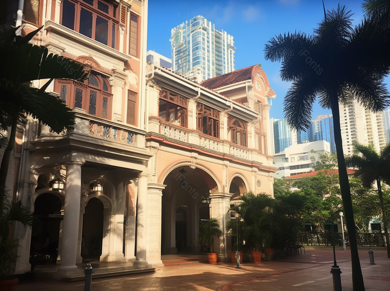 书香气十足的香港大学校园教学楼城市高楼,高清,摄影图,摄影图片,图片大全,摄影图免费下载